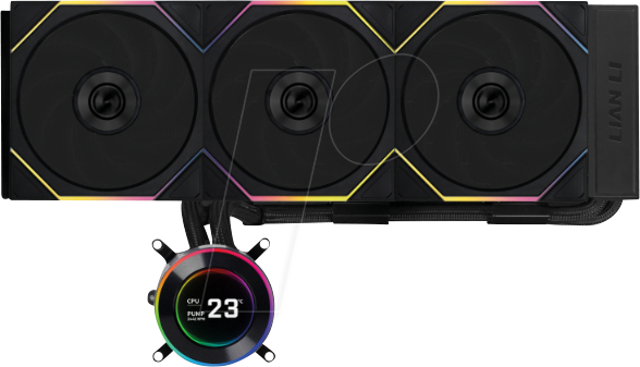 4718466018014 - Hydroshift II LCD-C 360TL Wireless Black - CPU-Wasserkühlung - Max 28 dBA