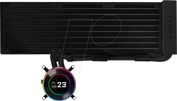 4718466018038 - Hydroshift II LCD-C 360 fanless Black - CPU-Wasserkühlung - Max 28 dBA 4718466018038 - Hydroshift II LCD-C 360 fanless Black - CPU-Wasserkühlung - Max 28 dBA