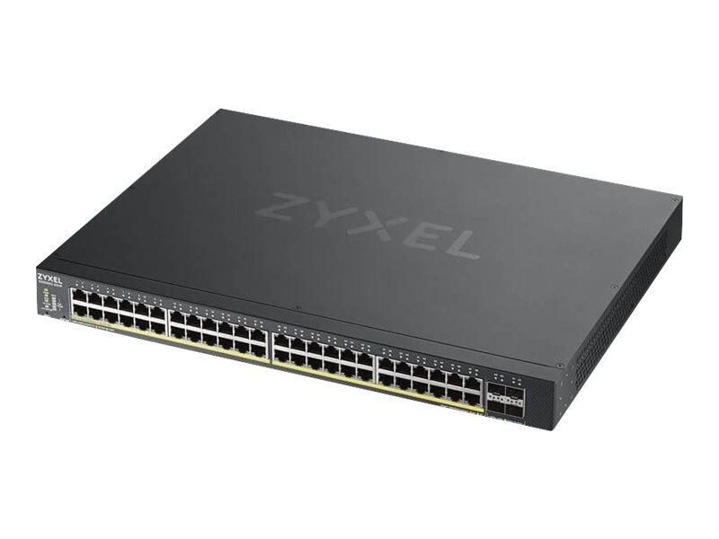 4718937595082 - XGS1930-52HP 48x GbE Smart Switch PoE+ RJ45 4x 10G sfp+ 375W PoE+ Metall (XGS1930-52HP-EU0101F) - Zyxel