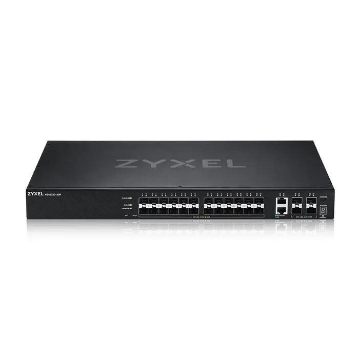 4718937625055 - ZyXEL XGS2220 Series XGS2220-30HP - switch - 24-port GbE L3 access NebulaFLEX Cloud with 6 10G uplink - 30 ports - Managed - rack-mountable