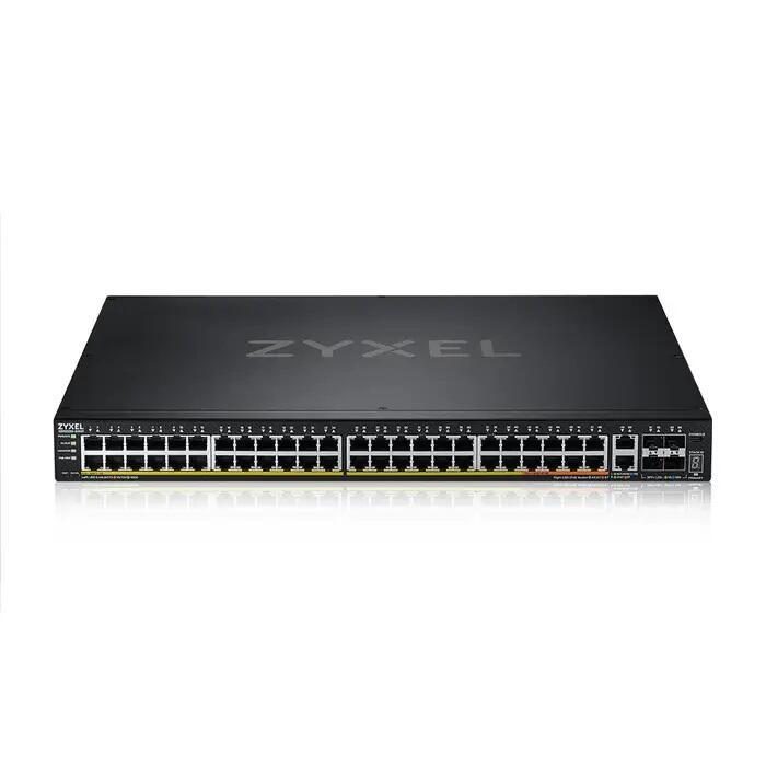 4718937625178 - ZyXEL XGS2220 Series XGS2220-54HP - switch - 48-port GbE L3 access NebulaFLEX Cloud with 6 10G uplink - 54 ports - Managed - rack-mountable