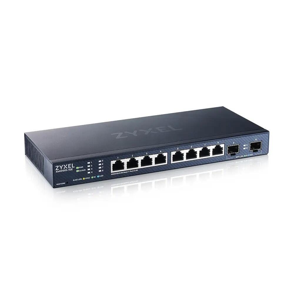 4718937631414 - ZyXEL XMG1915 Series XMG1915-10E - switch - managed NebulaFLEX cloud - 10 ports - smart - rack-mountable