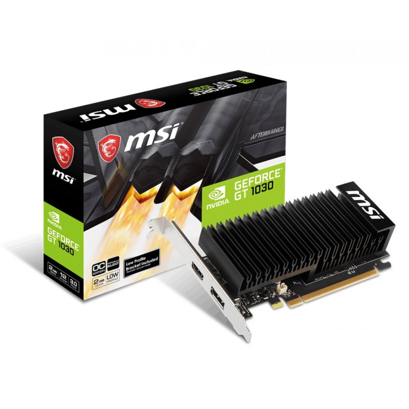 4719072561420 - GeForce GT 1030 2GHD4 LP OC 2GB GDDR4 Grafikkarte DP HDMI passiv Low Profile