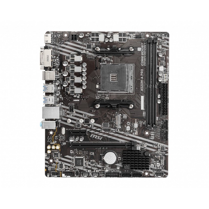 4719072749927 - A520M-A PRO Mainboard Sockel (PC) AMD AM4 Formfaktor (Details) Micro-ATX Mainboard-Chipsatz AMD® A520