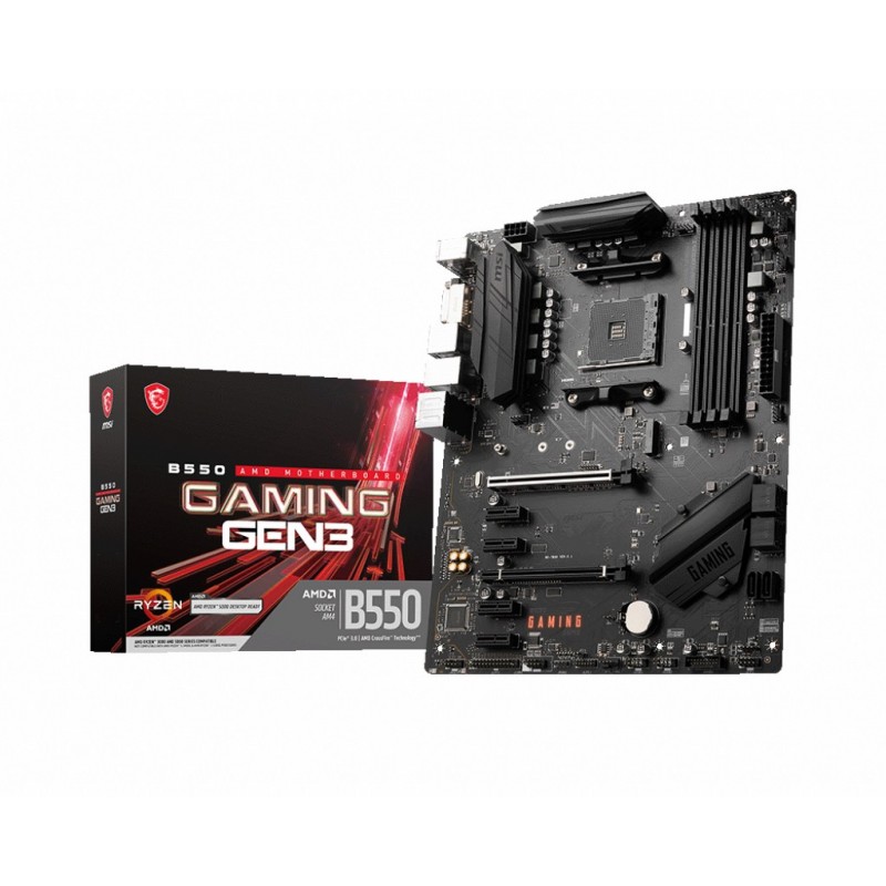 4719072970321 - B550 GAMING GEN3 - motherboard - ATX - Socket AM4 - AMD B550 Mainboard - AMD B550 - AMD AM4 socket - DDR4 RAM - ATX