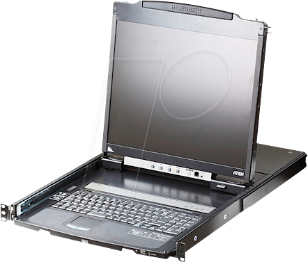 4719264642524 - ATEN CL5800N - 19 Zoll KVM Konsole 19 TFT mit Tastatur DE