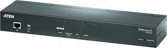 4719264645174 - ATEN KN1000A - Einzelport KVM over IP Switch PDU VGA RS-232