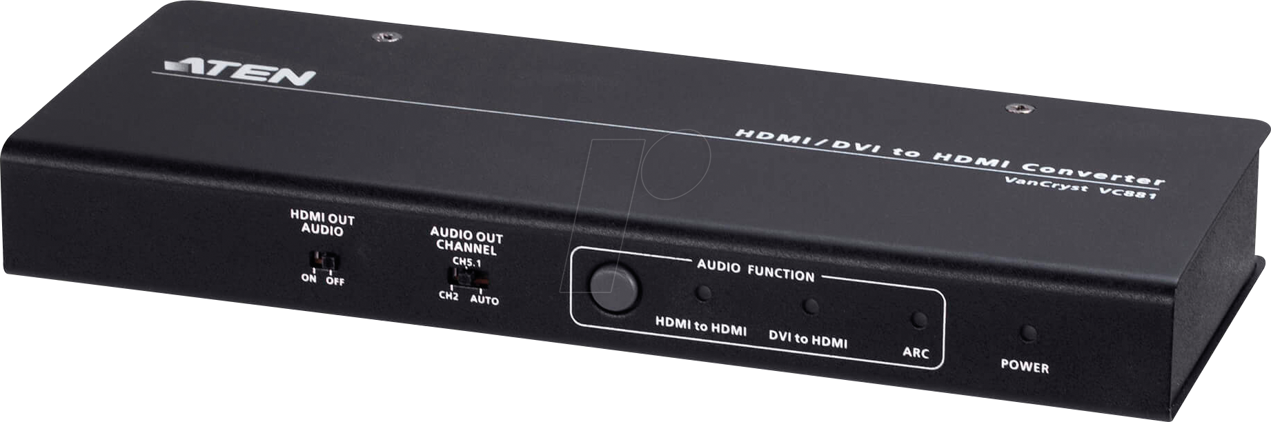 4719264647468 - ATEN Anschlusskabel HDMI-A Buchse DVI-I 18+5pol Buchse 0 m Schwarz VC881 HDMI-Kabel