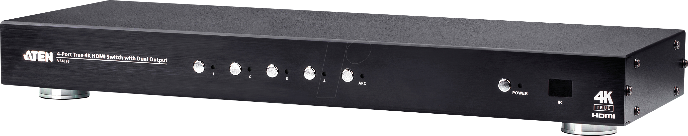 4719264649325 - ATEN VS482B 4-Port True 4K HDMI Switch mit Dual-Ausgang