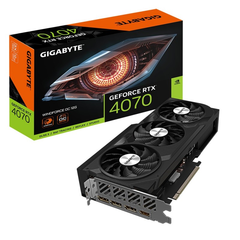 4719331312930 - Grafikkarte Nvidia GeForce RTX 4070 12 GB GDDR6X-RAM PCIe HDMI® DisplayPort