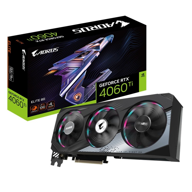 4719331313395 - GIGABYTE Grafikkarte AORUS GeForce RTX 4060 Ti ELITE 8G Grafikkarten eh13 Grafikkarten