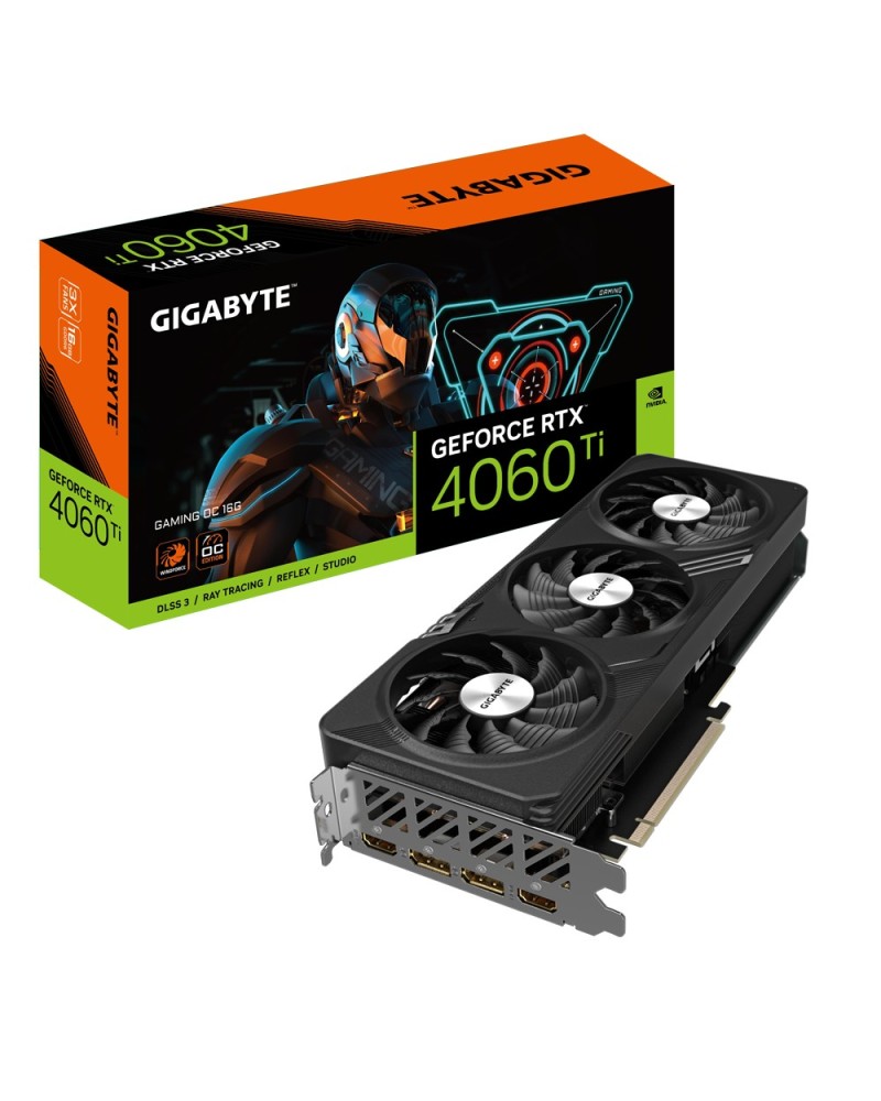 4719331314330 - GV-N406TGAMING OC-16GD Gigabyte RTX4060 TI Gaming OC     16GB GDDR6 2xHDMI 2xDP GV-N406TGAMING OC-16GD 4719331314330