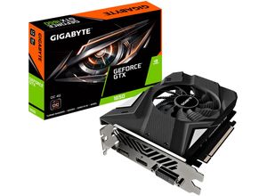 4719331314507 - GIGABYTE Grafikkarte GeForce GTX 1650 D6 OC 4G Grafikkarten schwarz Grafikkarten