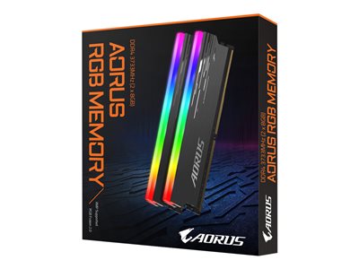 4719331814960 - AORUS RGB Desktop-Arbeitsspeicher DDR4 16 GB 2 x 8 GB 3733 MHz 288pin DIMM GP-ARS16G37