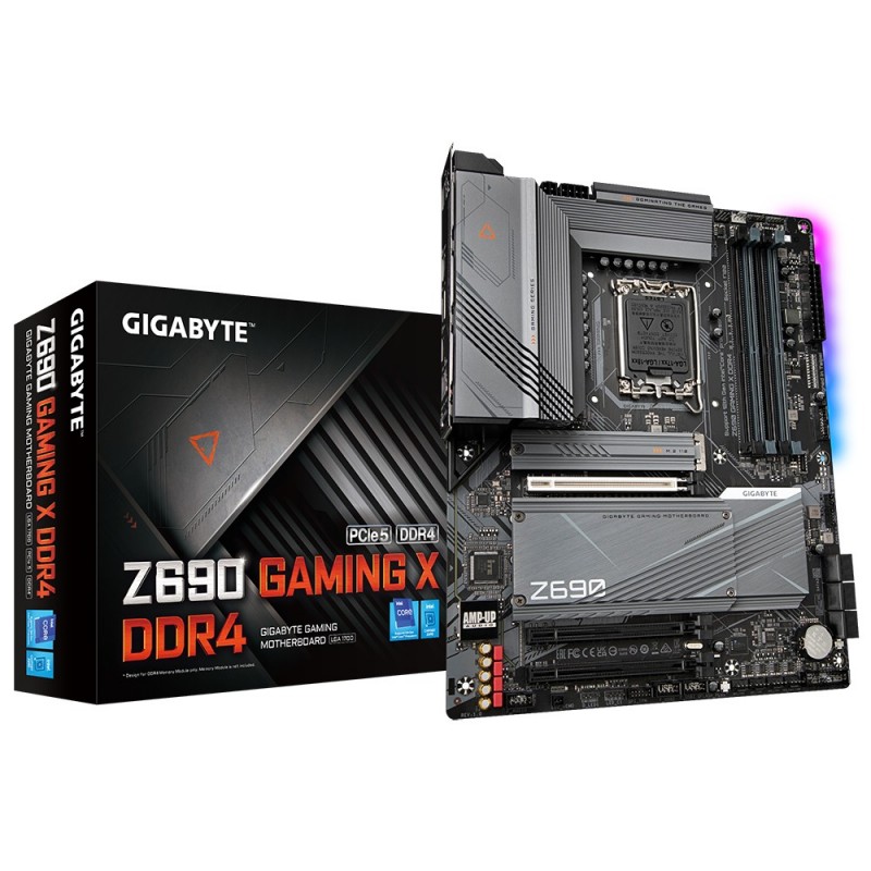 4719331827632 - Z690 GAMING X DDR4 (rev 10) Mainboard Sockel (PC) Intel® 1700 Formfaktor (Details) ATX Mainboard-Chipsatz Intel® Z690