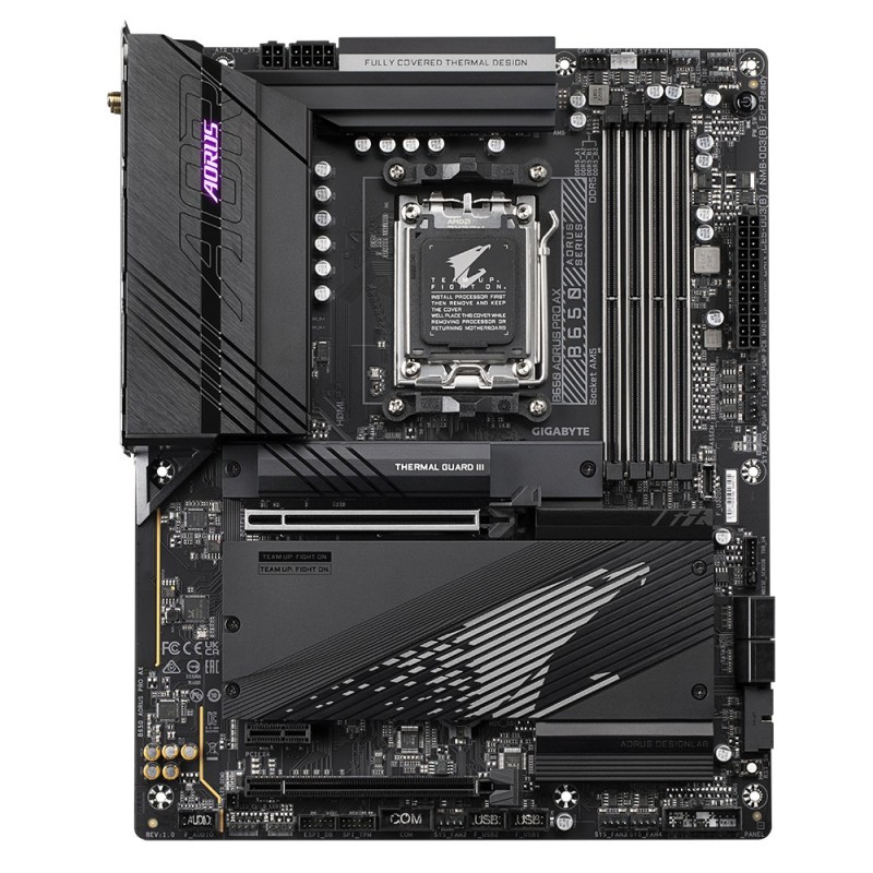 4719331849641 - B650 AORUS PRO AX Mainboard Sockel (PC) AMD AM5 Formfaktor (Details) ATX Mainboard-Chipsatz AMD® B650