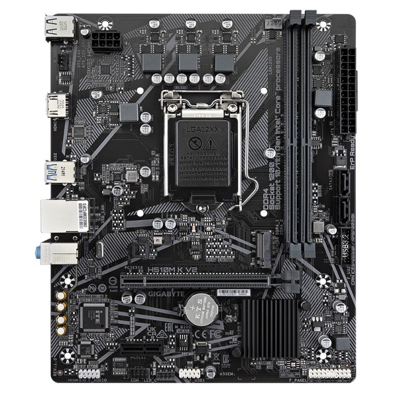 4719331855253 - H510M K V2 Mainboard Sockel (PC) Intel® 1200 Formfaktor (Details) Micro-ATX Mainboard-Chipsatz Intel® H470