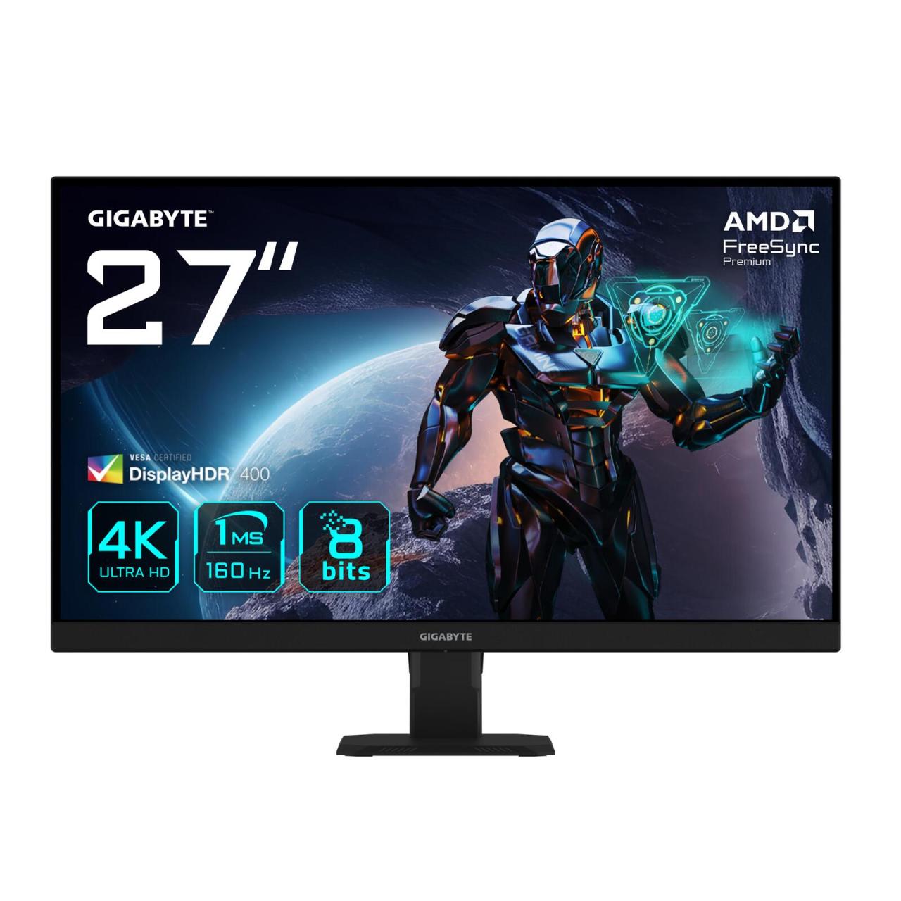 4719331860745 - F (A bis G) GIGABYTE Gaming-Monitor GS27U Monitore schwarz