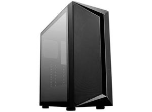 4719512139615 - MasterBox CMP510 ARGB Midi-Tower PC-Gehäuse Schwarz 4 Vorinstallierte LED Lüfter