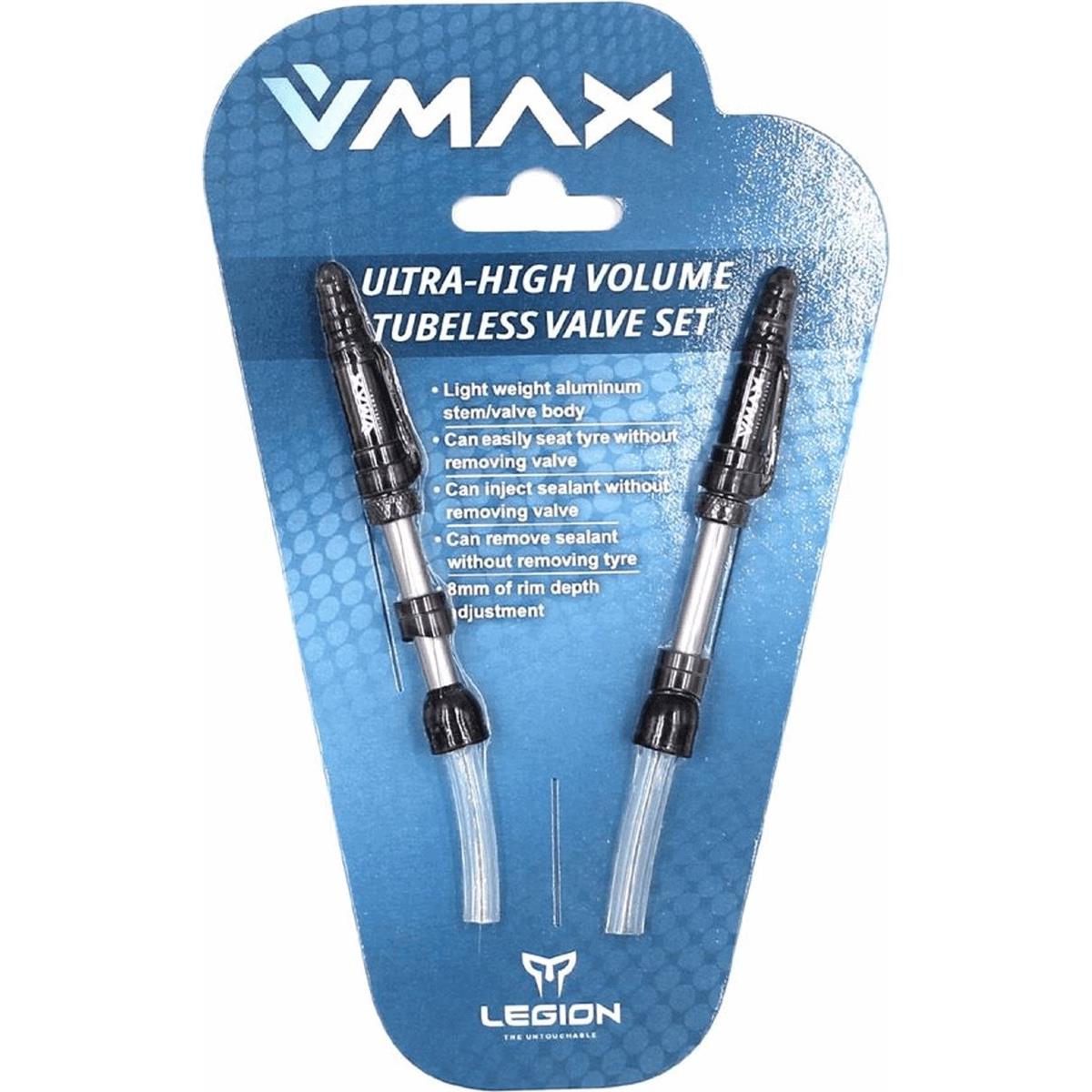 4719579720016 - V-MAX Tubeless Ventile aus Aluminium 13-21mm 2er Pack 4719579720016 - V-MAX Tubeless Ventile aus Aluminium 13-21mm 2er Pack