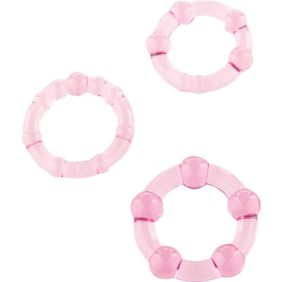 4719855241341 - - SET AUS DREI ROSA PENISRINGEN