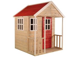 4751017090060 - Wendi Toys Spielhaus Fuchs 120 x 120 x 155 cm natur rot weiß