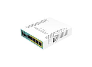 4752224003294 - HEX PoE Eingebauter Ethernet-Anschluss Wei (RB960PGS) (RB960PGS) - Mikrotik