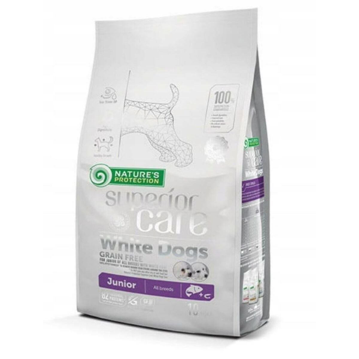 4771317456724 - Futter NATURES PROTECTION Superior Care White Dogs Lachsfarben 10 kg 4771317456724 - Futter NATURES PROTECTION Superior Care White Dogs Lachsfarben 10 kg