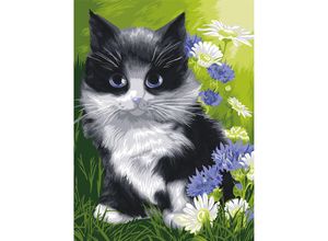 4778004508605 - Malen nach Zahlen Katze 30 x 40 cm