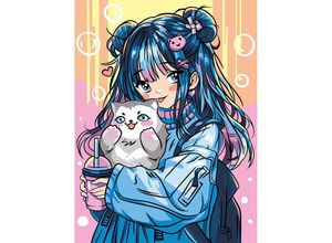 4778004521659 - Malen nach Zahlen Manga 30 x 40 cm