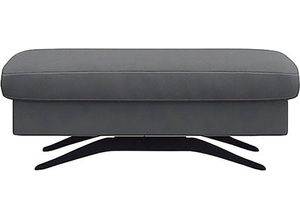 4778005316872 - Pouf FLEXLUX Glow Poufs Gr B H T 95 cm x 81 cm x 65 cm Lederoptik grau (elephant grey) Poufs Theca Furniture UAB