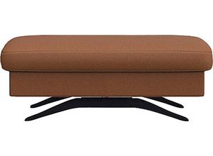 4778005317053 - Pouf FLEXLUX Glow Poufs Gr B H T 95 cm x 81 cm x 65 cm Echtleder braun (modern cognac brown) Poufs Theca Furniture UAB