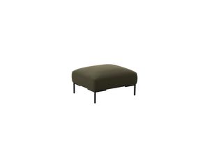 4778005325003 - Pouf FLEXLUX Sava Poufs Gr B H T 98 cm x 45 cm x 81 cm Velvet grün (moss green) Poufs Taschenferderkern-Sitz mit Kaltschaum