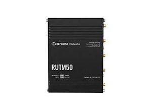 4779051840540 - RUTM50 - wireless router - Wi-Fi 5 LTE - DIN rail mountable surface-mountable - Wireless router 80211a b g n Wi-Fi 5 Wave 2