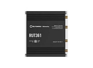 4779051840793 - RUT361 - wireless router - WWAN - Wi-Fi - 3G 4G - DIN rail mountable wall-mountable surface-mountable - Wireless router N Standard - 80211n