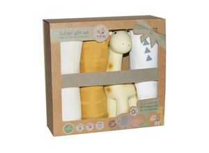 4792247009361 - Tikri Geschenkset Giraffe mit Rassel Giraffe