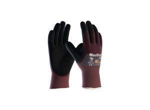 4792249050088 - Handschuhe MaxiDry® 56-425 Größe 8 violett schwarz Nylon EN 388 PSA-Kategorie II