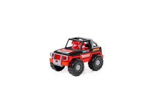 4810344064325 - Spielzeug-Jeep 64325 Spielauto zwei Figuren 235 cm lang ab 12 Monaten rot