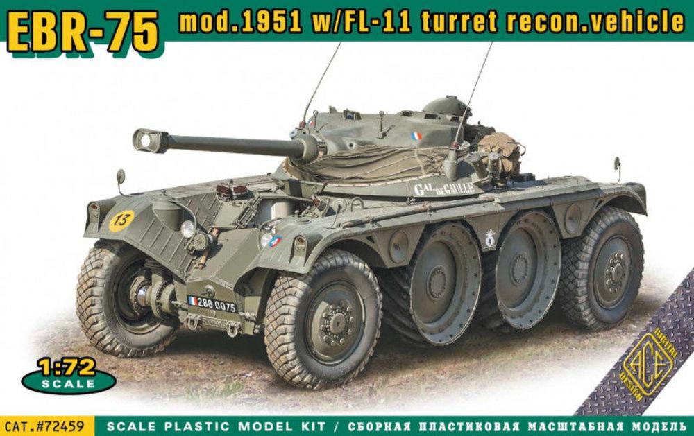 4820025724592 - EBR-75 mod1951 w FL-11 turret recon vehicle