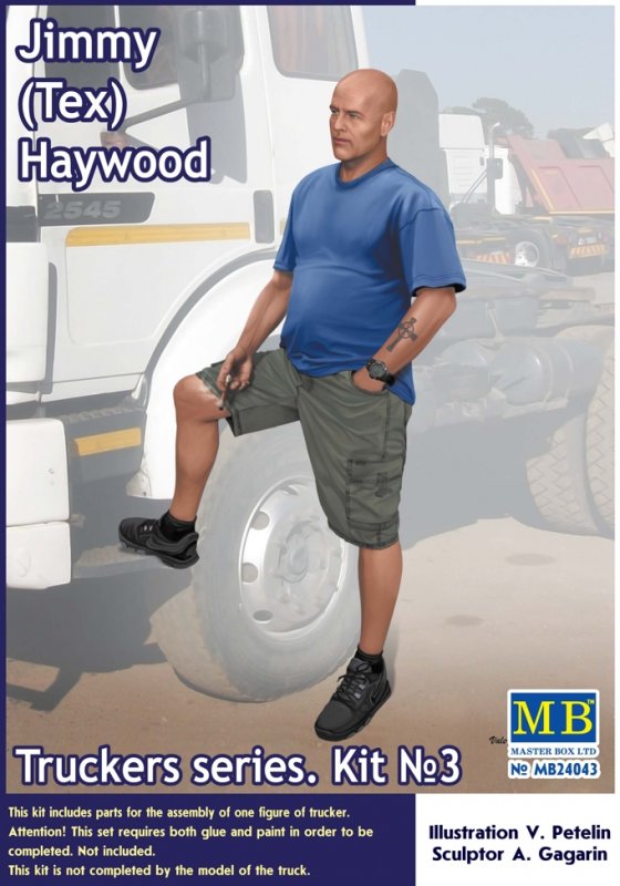 4820113081514 - Master Box Ltd MB24043 - Jimmy (Tex) HaywoodTruckers series Kit3 in 124