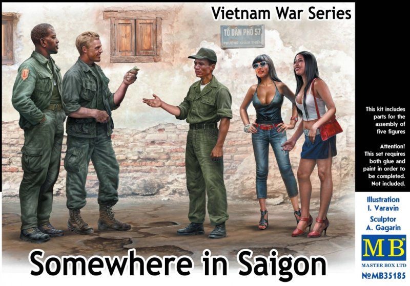 4820113081569 - Master Box Ltd MB35185 - Somewhere in SaigonVietnam War Series in 135