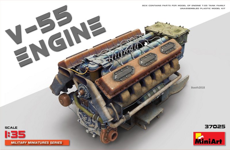 4820183311702 - MiniArt 37025 - 135 V-55 Engine