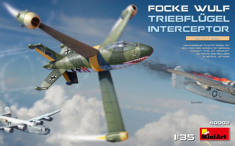 4820183312402 - MiniArt 40002 - 135 Focke-Wulf Triebflügel Interceptor