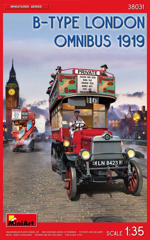 4820183313379 - MiniArt 38031 - 135 B-Type London Omnibus (1919)