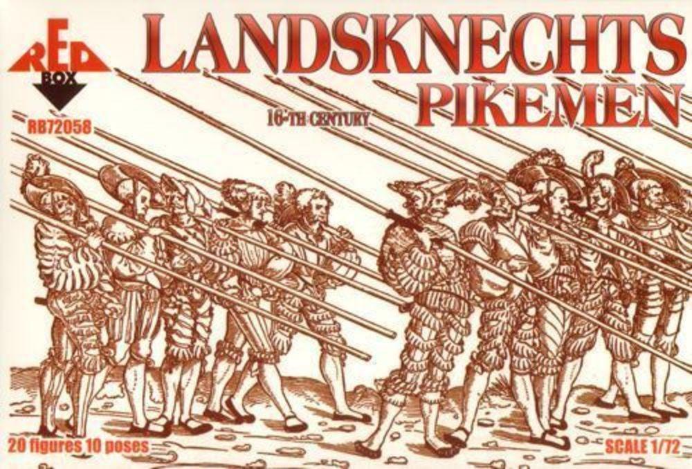 4820316720586 - Red Box RB72058 - Landsknechts (Pikemen) 16th century in 172