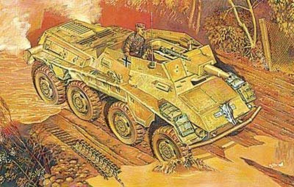 4823017700857 - Roden 707 - SdKfz234 3 SchwPzkanonenwg in 172 4823017700857 - Roden 707 - SdKfz234 3 SchwPzkanonenwg in 172