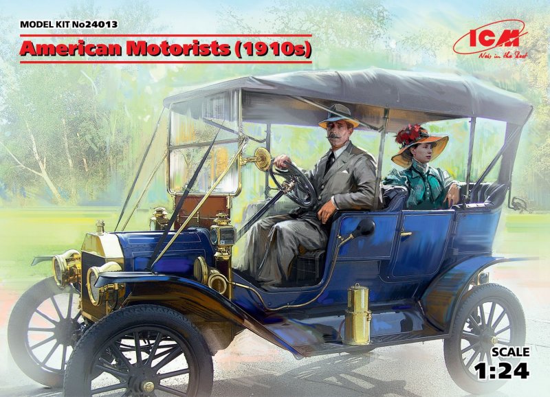 4823044405619 - American Motorists (1910s) (1 male & 1 female figures)