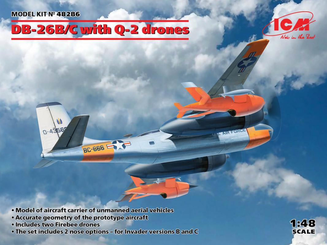 4823044407637 - ICM 48286 - DB-26B C with Q-2 drones in 148
