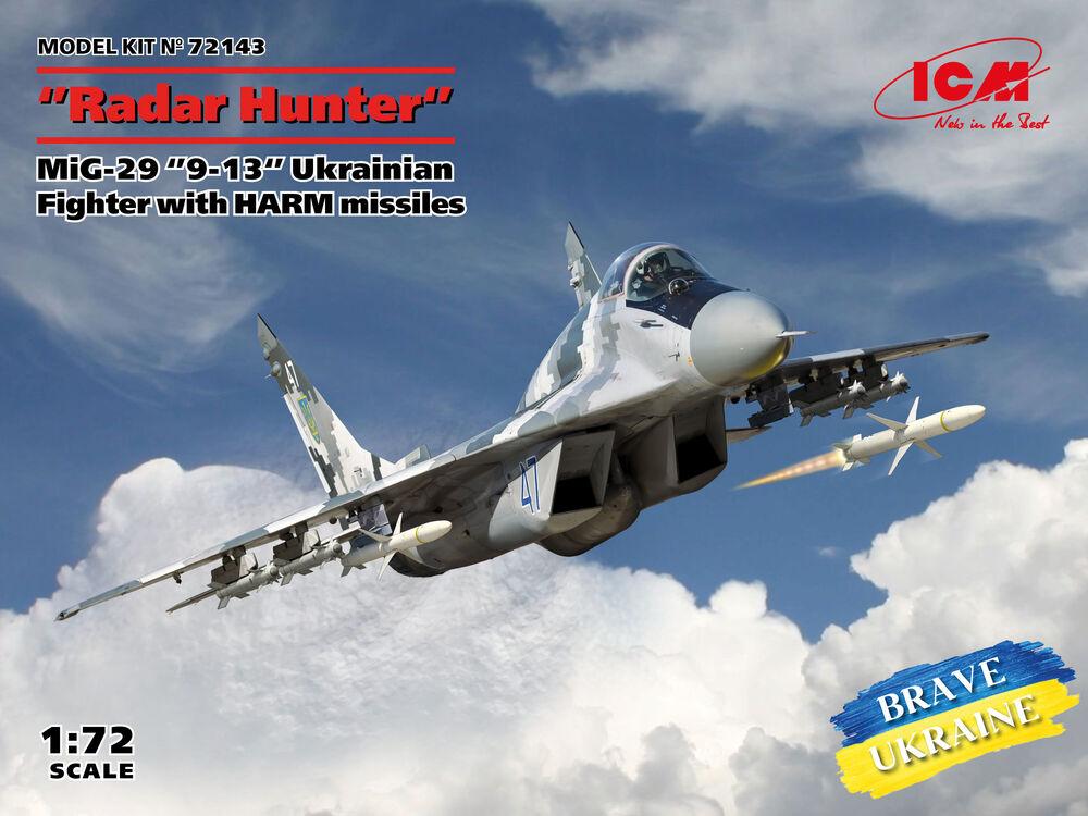 4823044409389 - Radar Hunter MiG-29 ´9-13 Ukrainian Fighter with HARM missiles