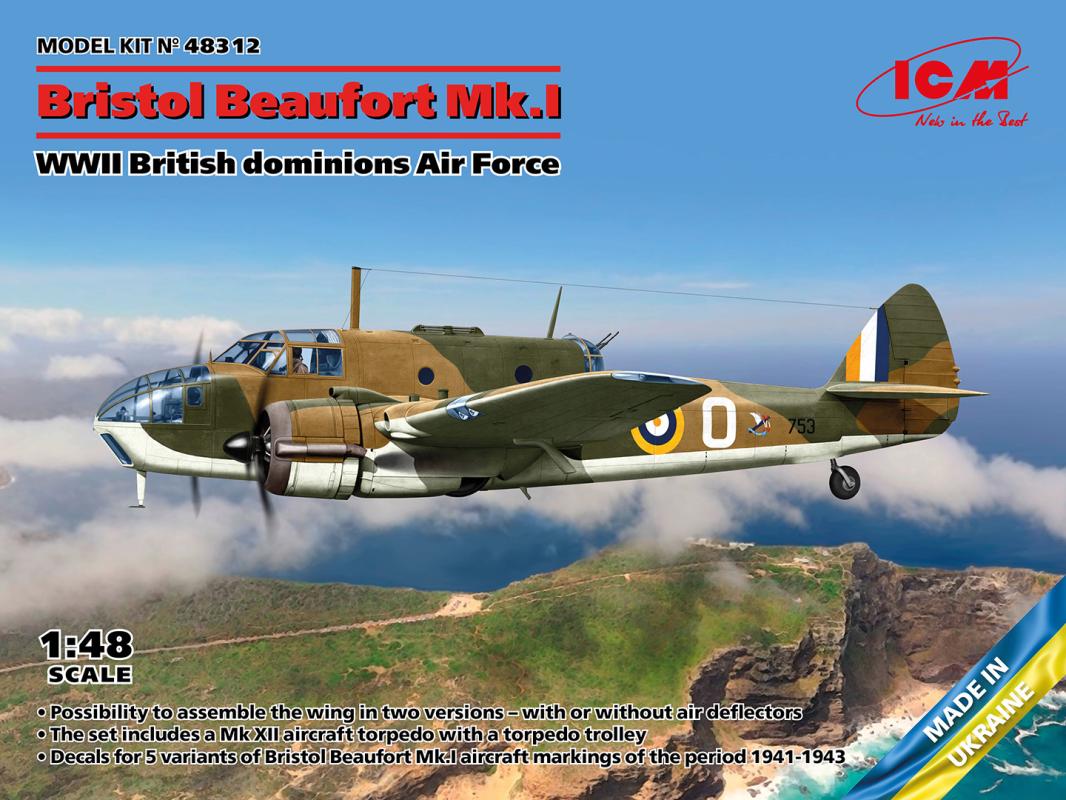 4823044409501 - Bristol Beaufort MkI - WWII British dominions Air Force